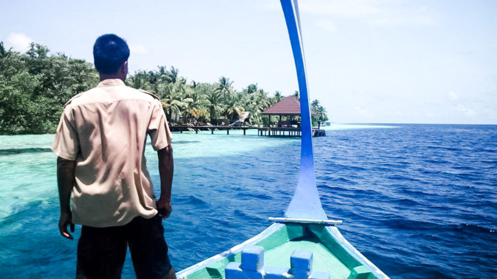 maldives boat